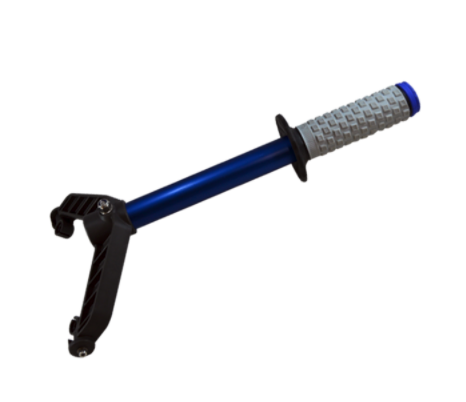 Anodized Aluminum Blue Handle for Transom Adapter