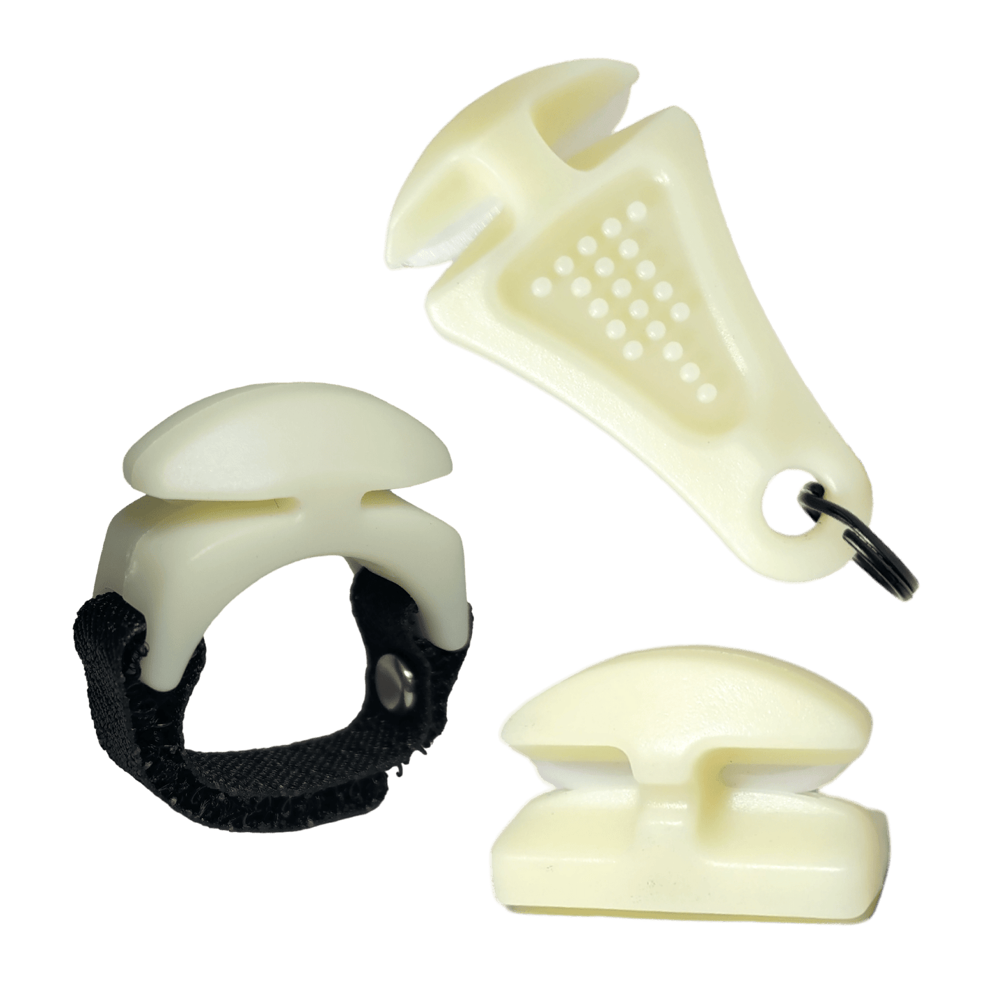 "TRIPLE PLAY" Fishing Line Cutter Multi-Pack in Cream LC-TRIPLE-B-H 36 $ Combo Cutter bixpyusa