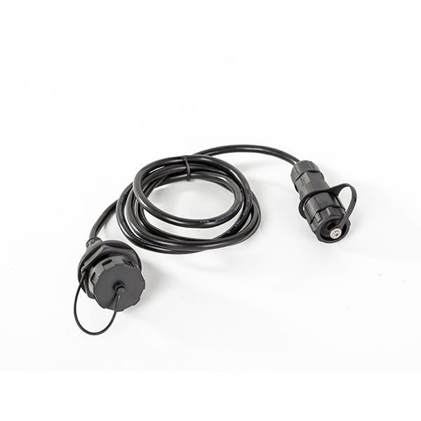 Angled view of the Bixpy 5V USB cable highlighting both connector ends.