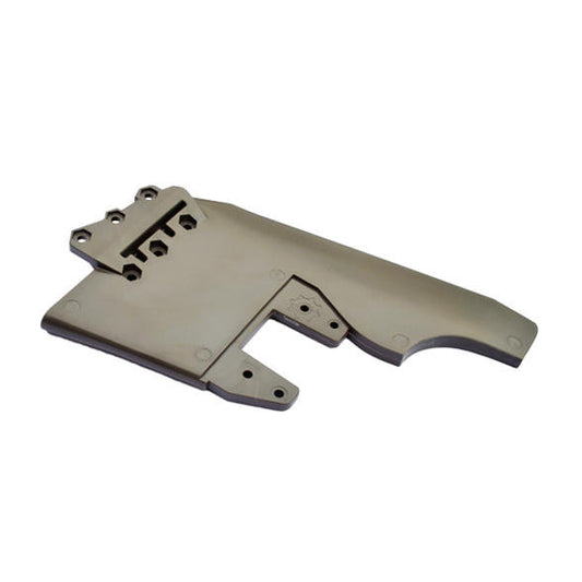 Bixpy Hobie® Twist & Stow Rudder Blade for J-1 Motors, custom aluminum plate designed for Hobie kayak motor integration and rudder steering systems.