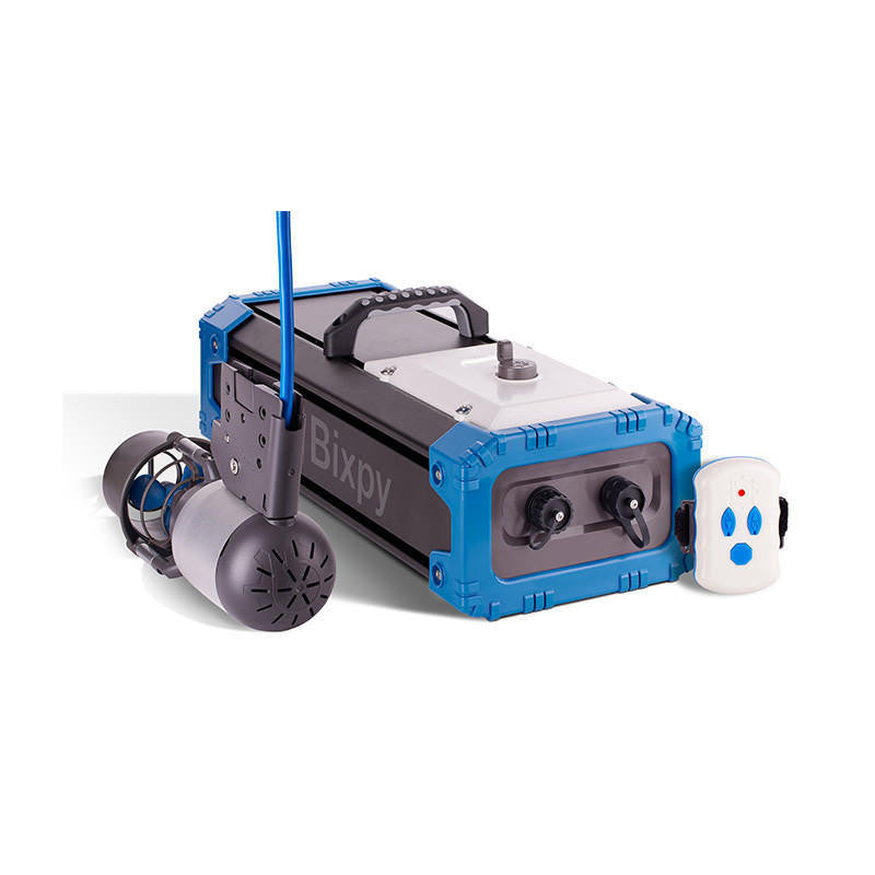 Bixpy K-1 Angler Pro Kayak Outboard Motor Kit: Electric motor, battery, and remote for anglers.