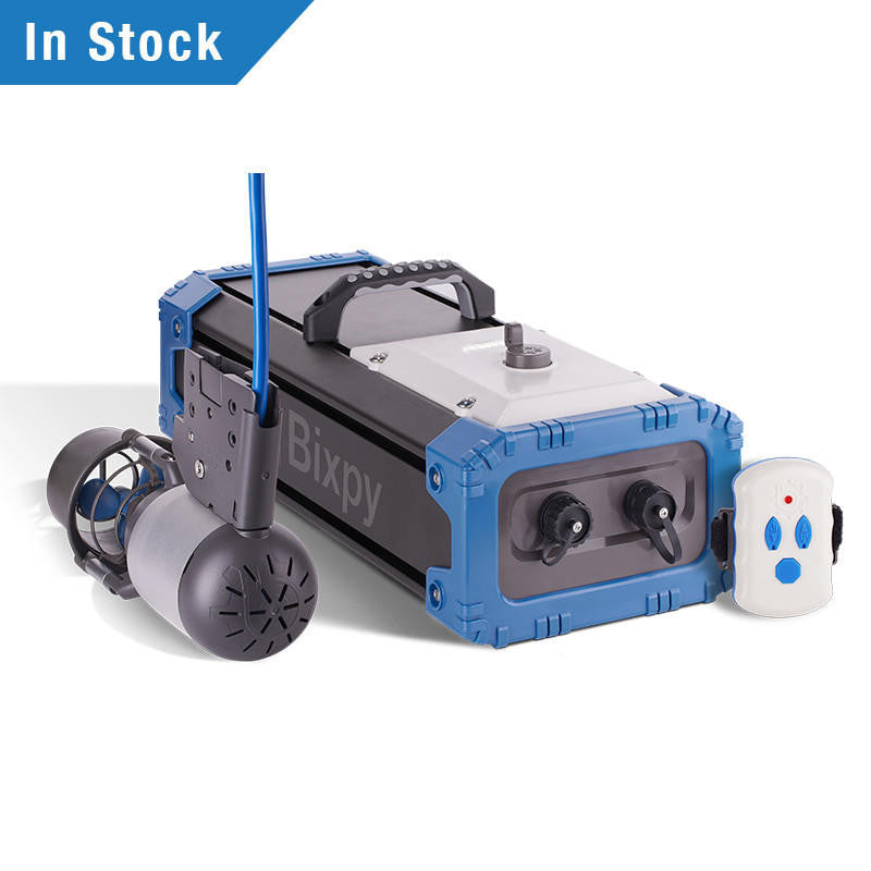 Bixpy K-1 Angler Pro Kayak Outboard Motor Kit: Electric motor, battery, and remote for anglers.