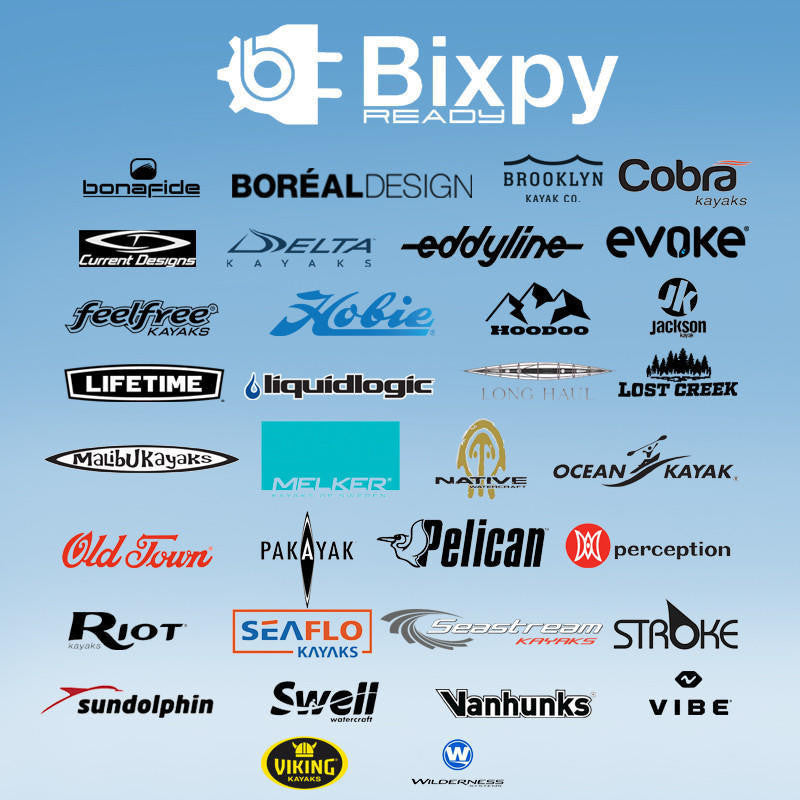 Bixpy K-1 Outboard Kit - Universal Versa Rudder Adapter Bundle