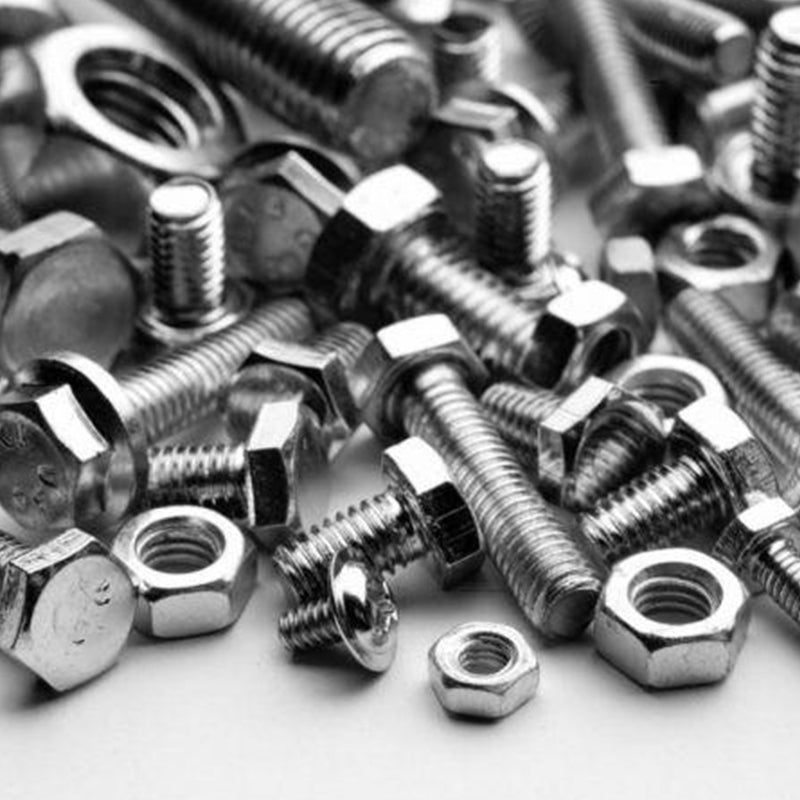 A large selection of nuts and bolts