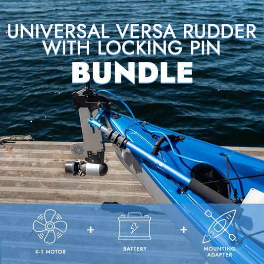 Universal Versa Rudder Bundle with Locking Pin