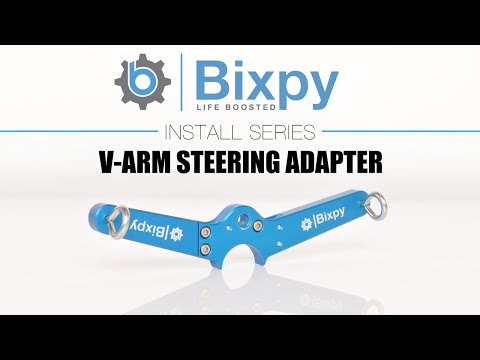 Video demonstrating the installation and testing of the Bixpy V‑Arm Steering Adapter on a kayak.