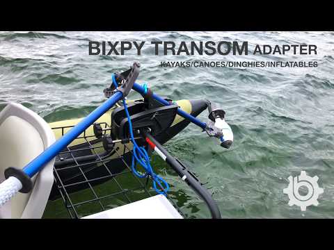 Video demonstration of the Bixpy Tiller Steering Handle in action, showing installation and smooth steering control