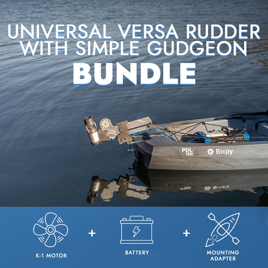 Universal Versa Rudder Bundle with Simple Gudgeon