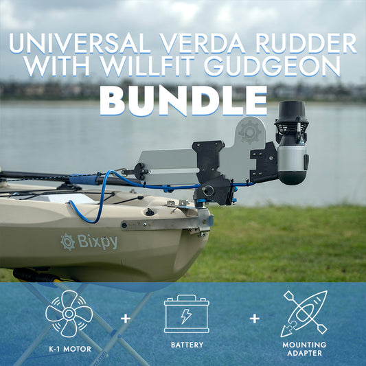Universal Versa Rudder Bundle with WillFit Gudgeon