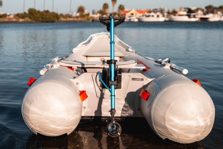 Inflatable Raft With Motor Adding a Motor to Your Inflatable Boat with Bixpy – Bixpy Motors