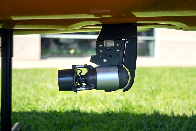 Bixpy outboard motor side profile