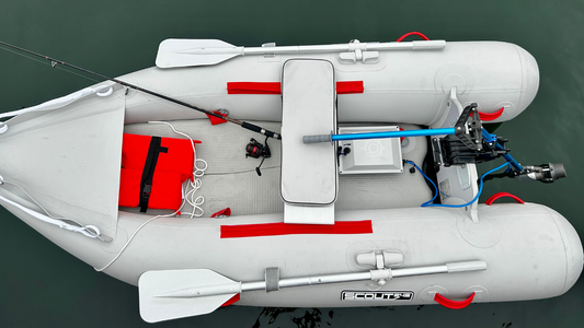 transom adapter with k1 motor