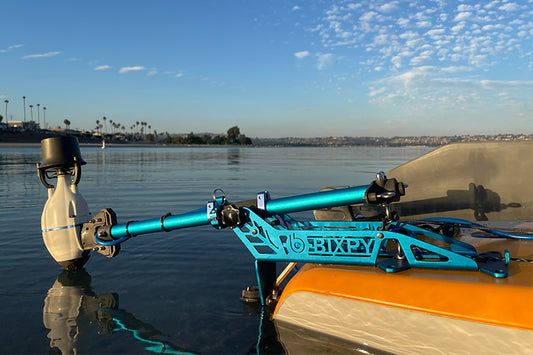 Hobie Lynx Mirage Kayak Decked Out with Bixpy Motors and Batteries