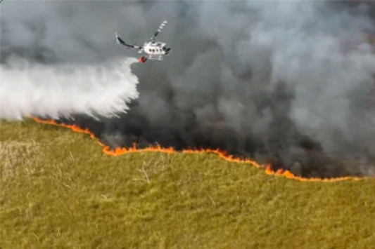 Using Bixpy Jets in fighting wildfires!