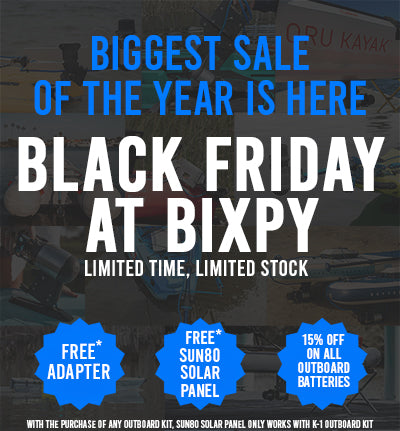 Save Big This Black Friday With 15% Off Outboard Batteries at Bixpy!