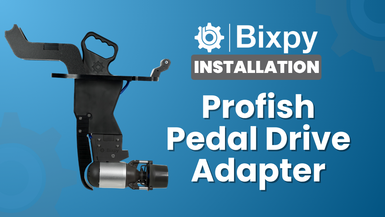Load video: Profish Pedal Drive Adapter Installation