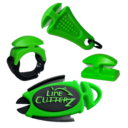 "QUADRUPLE PLAY" Fishing Line Cutter Multi-Pack in Green LC-QUAD-O 49 $ Combo Cutter bixpyusa