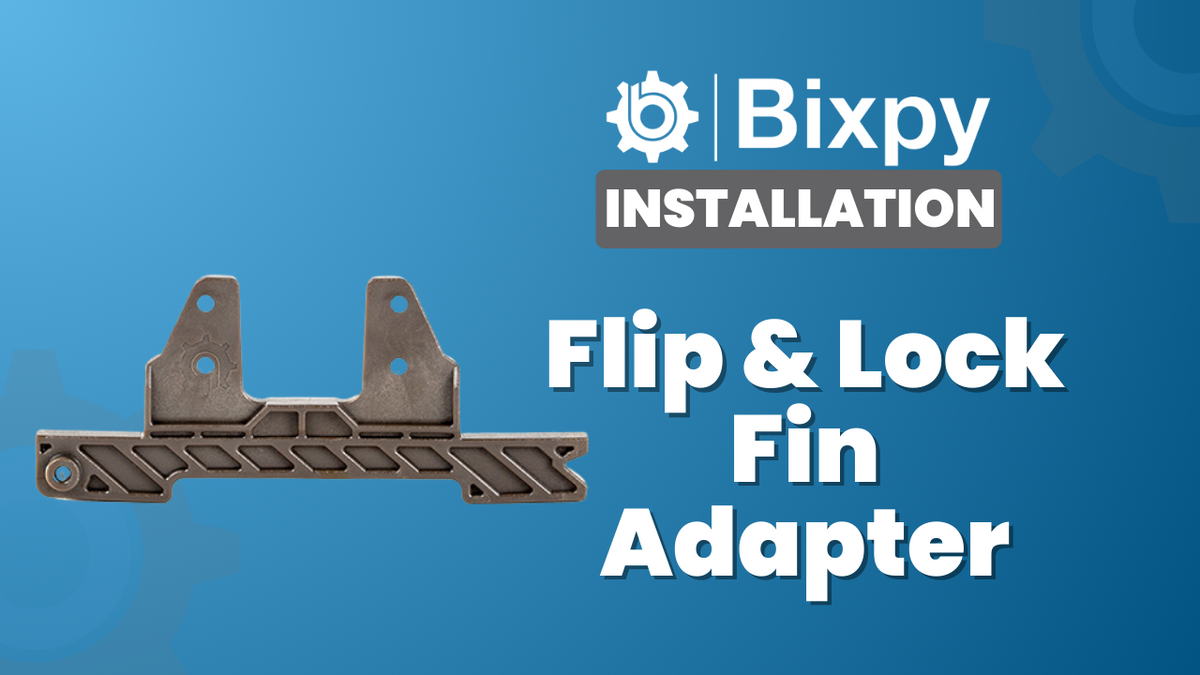 Fin Base Adapter Paddle Board and Inflatable Adapters Installation – Bixpy Motors