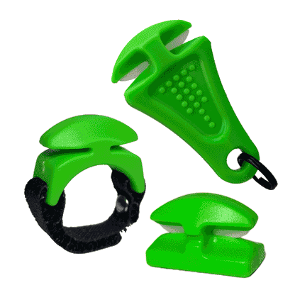 "TRIPLE PLAY" Fishing Line Cutter Multi-Pack in Cream/Orange/Black/Green LC-TRIPLE-B-H 36 $ Combo Cutter bixpyusa