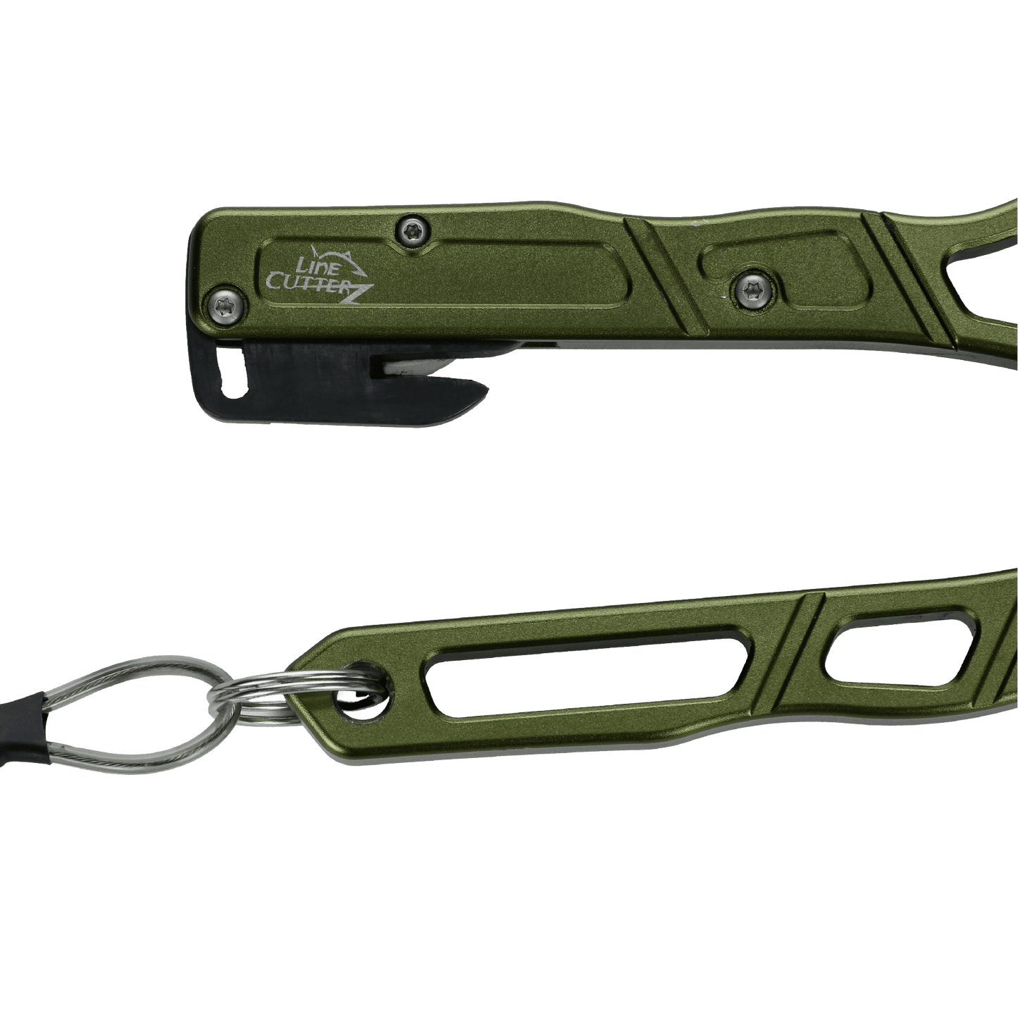 Line Cutterz™ Elite Fishing Pliers with Patented Ceramic Line Cutter LCPLRGN 49 $ Tools bixpyusa