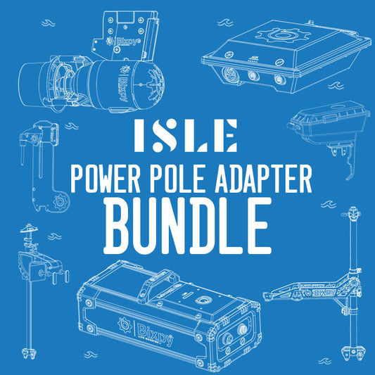 ISLE/Bixpy K-1 Outboard Kit - Power Pole Adapter + Steering Bundle