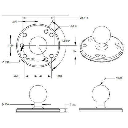 Bixpy Universal Kayak Adapter J-1 Motors