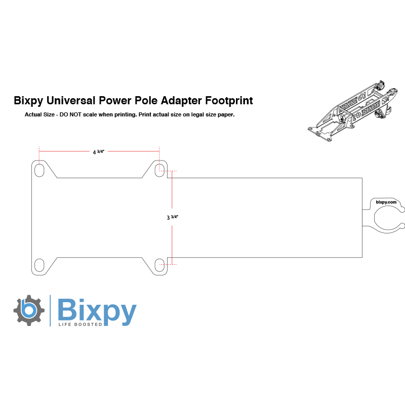Adapter Template DIY Templates | Bixpy DIY - Bixpy, Life Boosted – Bixpy Motors