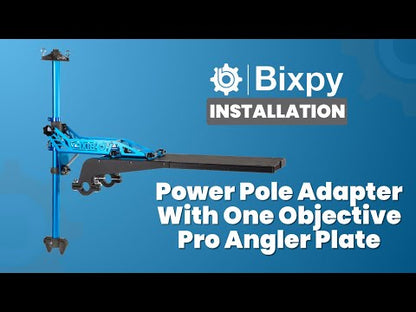 Power Pole Adapter With One Objective Pro Angler Plate Installation