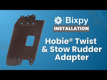 Twist & Stow Rudder Installation