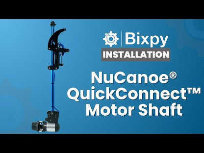Video tutorial demonstrating the installation of a Bixpy K1 motor onto a NuCanoe Quick Connect adapter.
