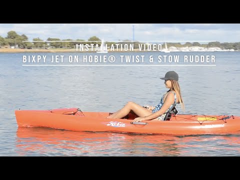 Bixpy J-2 Installations: Bixpy Jet on Hobie® Twist & Stow Rudder