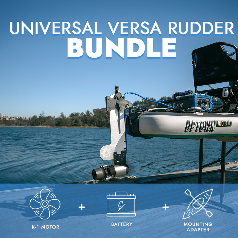 Bixpy Universal Versa Rudder™ With Steering | Bixpy – Bixpy Motors