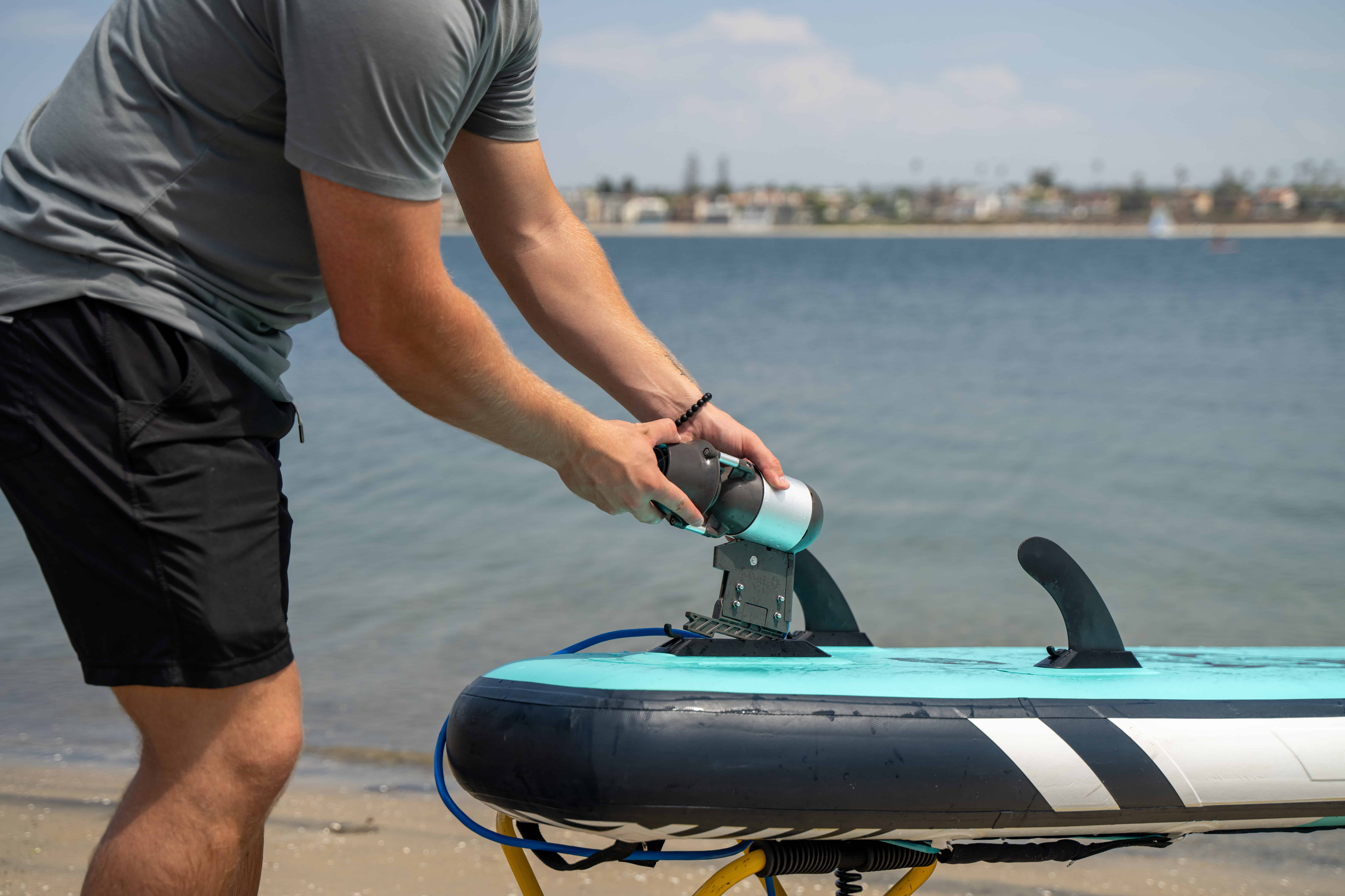 Adding Bixpy K-1 Motor with Adapter to Paddle Board